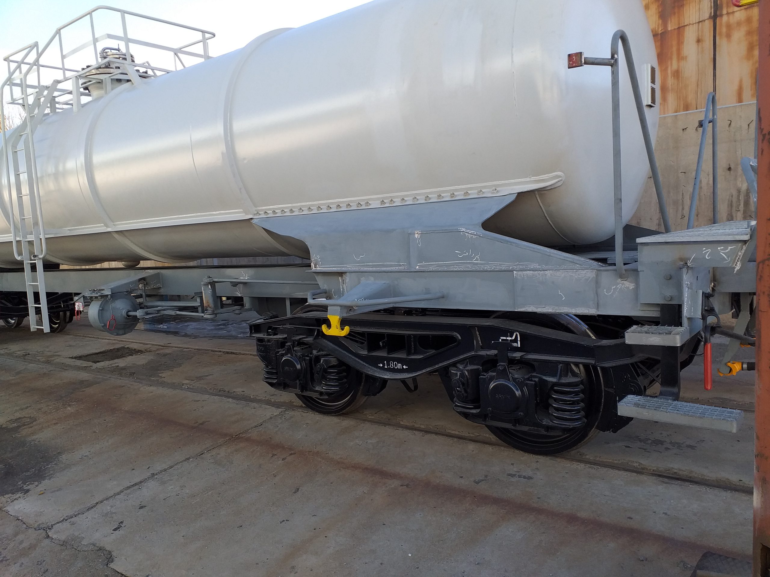 رنگ و سند بلاست واگن قطار2