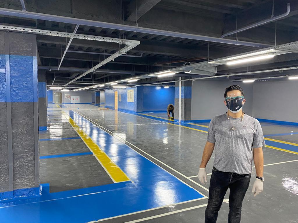 کفپوش اپوکسی پارکینگ بیمارستان عسگریه 12