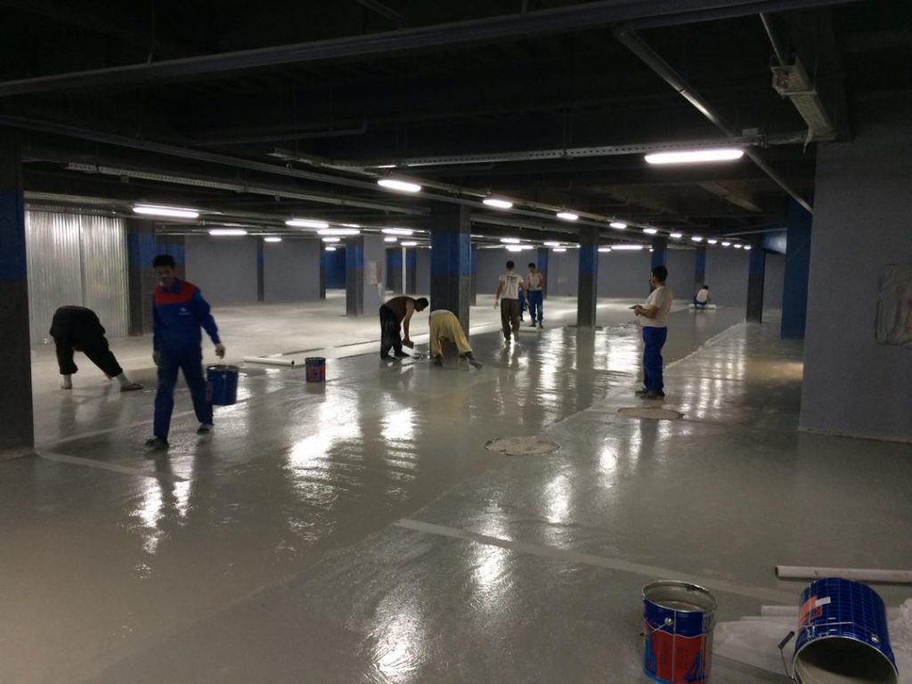 کفپوش اپوکسی پارکینگ بیمارستان عسگریه 11