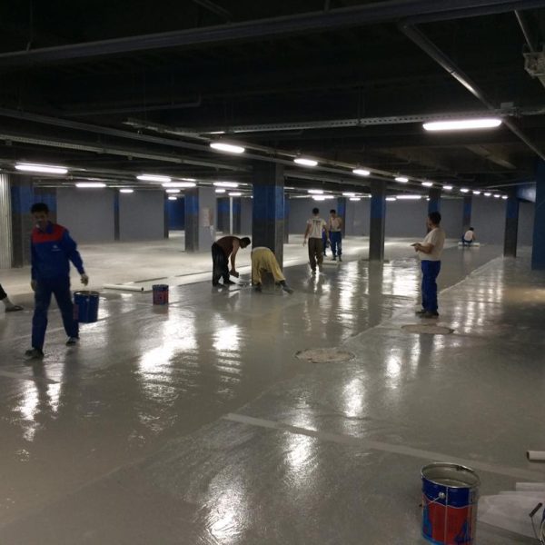 کفپوش اپوکسی پارکینگ بیمارستان عسگریه 11