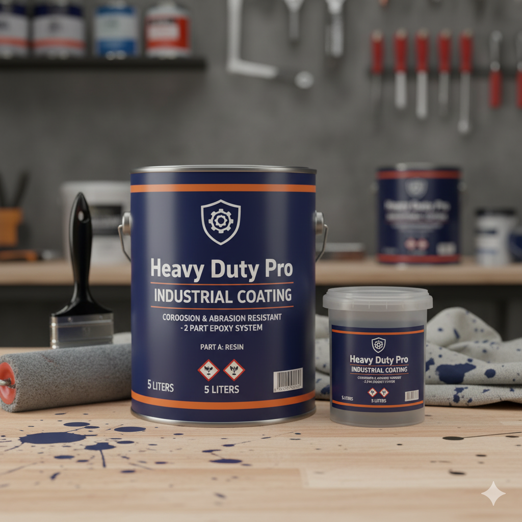 رنگ صنعتی مقاوم در برابر خوردگی و سایش (مدل Heavy Duty Pro)
